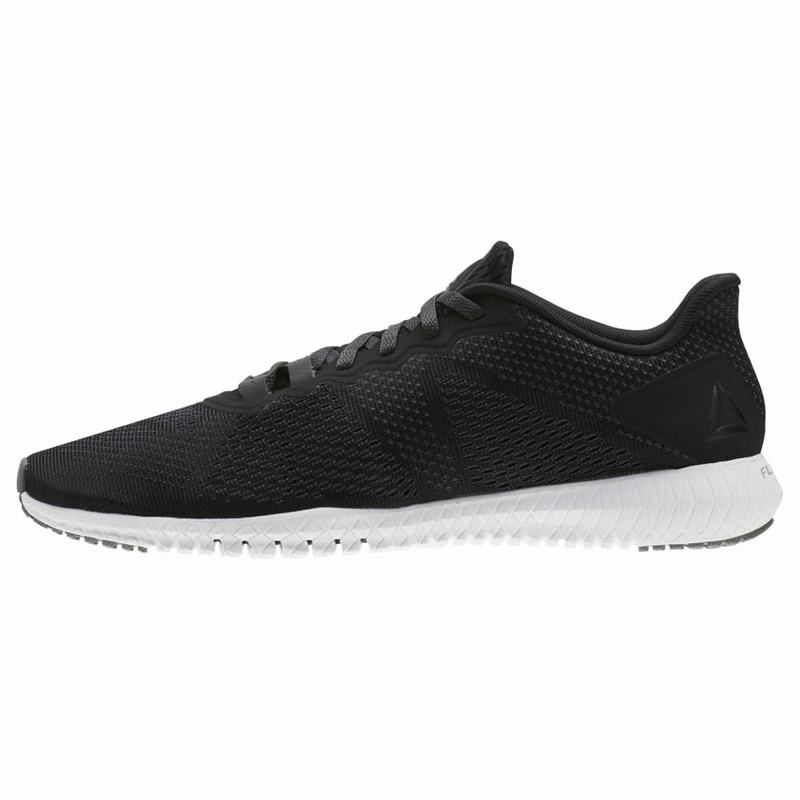Adidasi Training Reebok Flexagon Barbati Negrii/Albi Romania TL8671KC